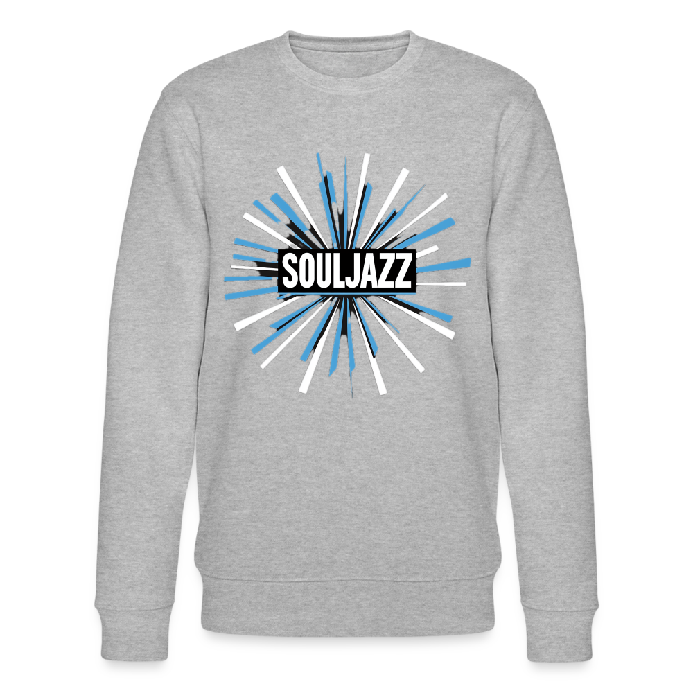 Jazz Meets Soul, Ekologisk sweatshirt CHANGER unisex från Stanley/Stella - gråmelerad