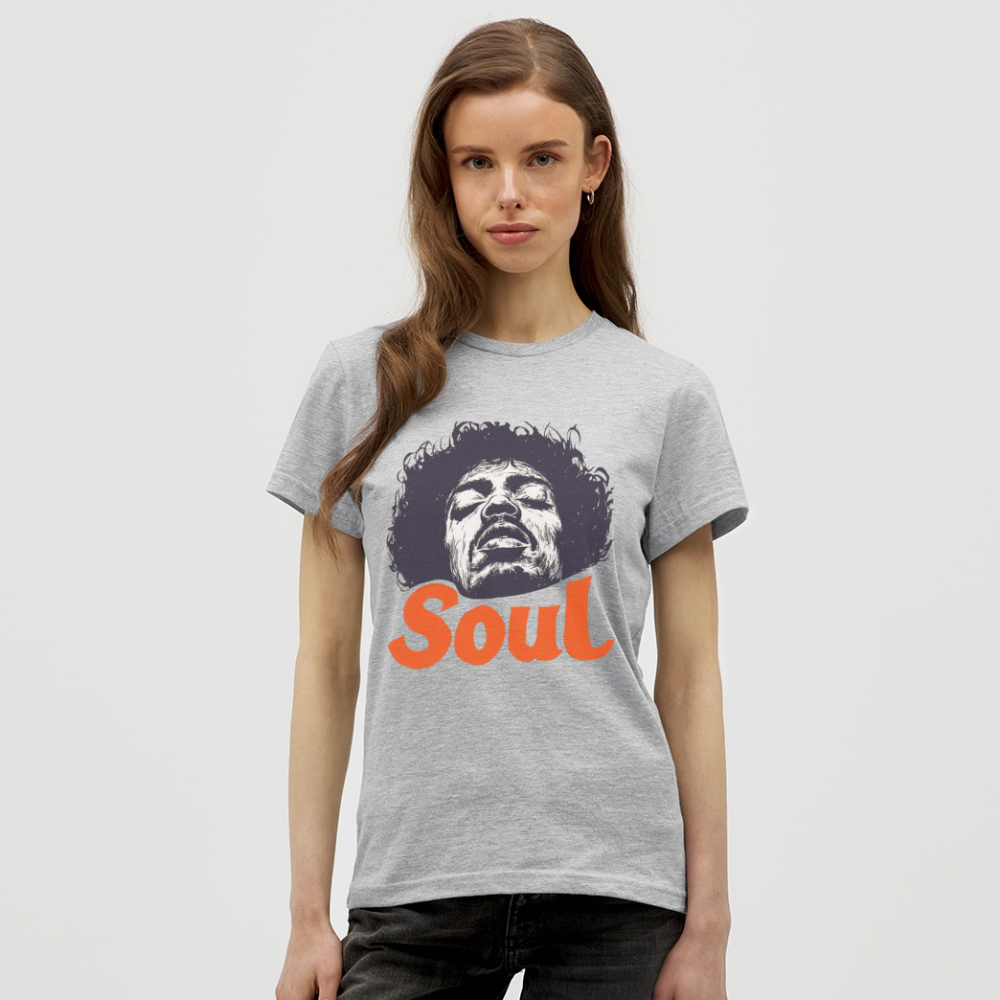 A Soul Awakening, T-shirt dam - gråmelerad