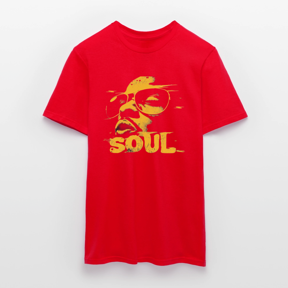 Funky Soul, T-shirt herr - röd
