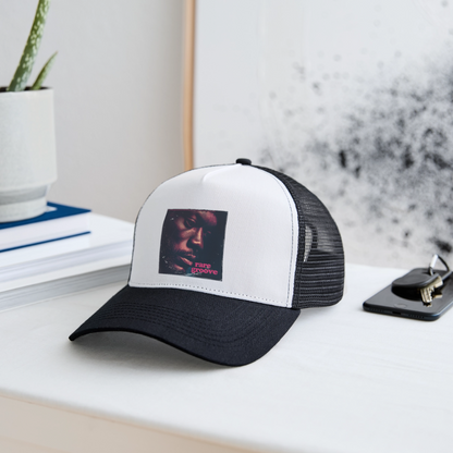 Groove Dust, Trucker Cap - vit/svart