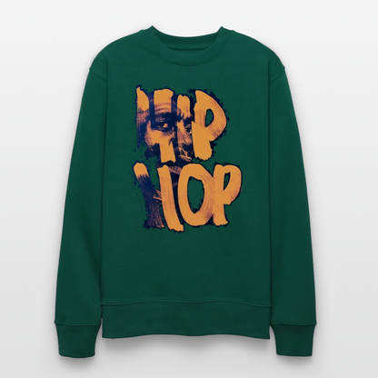 Raised on Boom Bap, Ekologisk sweatshirt CHANGER unisex från Stanley/Stella - skogsgrön