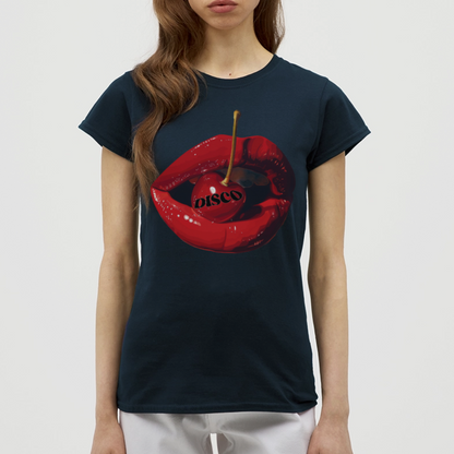 Taste of Disco, T-shirt dam - marinblå