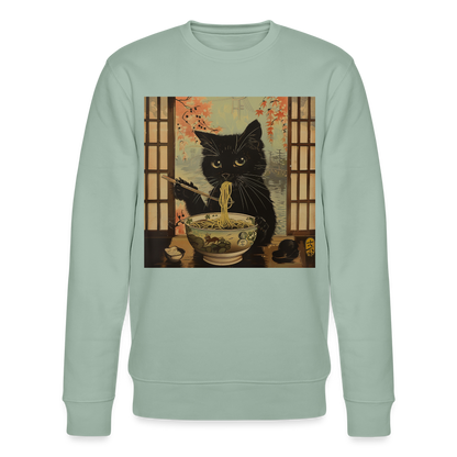 Ramenkatt, Ekologisk sweatshirt CHANGER unisex från Stanley/Stella - ljus grågrön