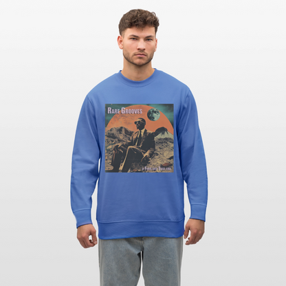 Vinylskatter: Att hitta sällsynta grooves, Ekologisk sweatshirt CHANGER unisex från Stanley/Stella - blå