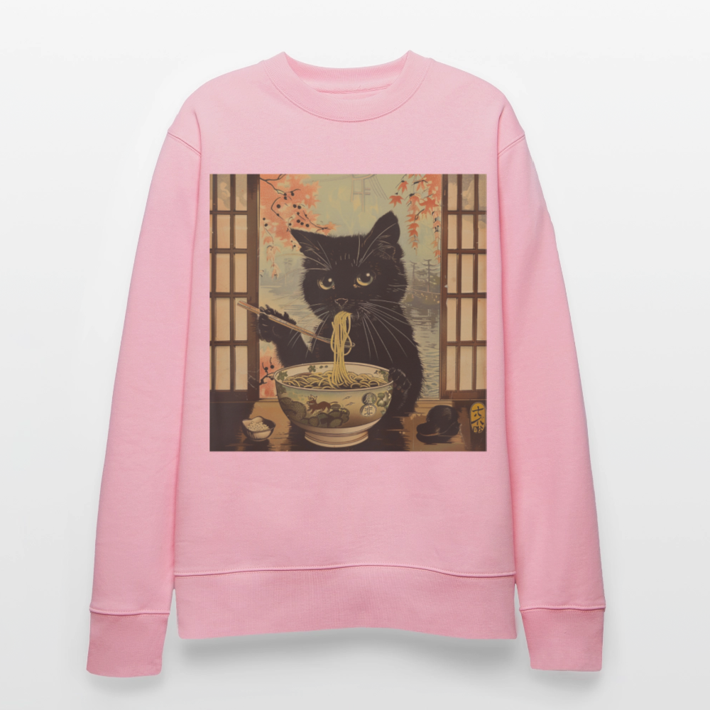 Ramenkatt, Ekologisk sweatshirt CHANGER unisex från Stanley/Stella - ljusrosa