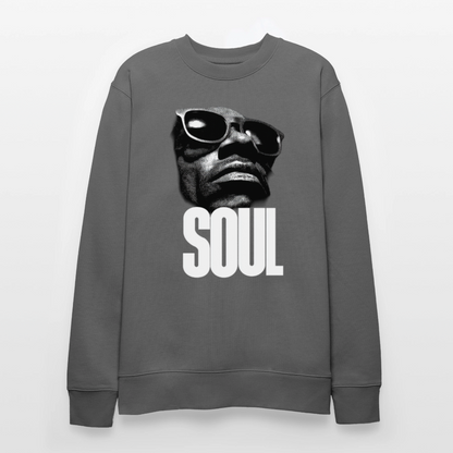 Soul Frequency, Ekologisk sweatshirt CHANGER unisex från Stanley/Stella - kolgrå