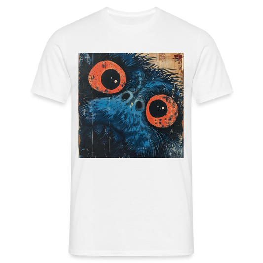 Den blå vännen, T-shirt herr - vit