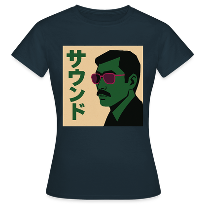 Nippon Sound, T-shirt dam - marinblå