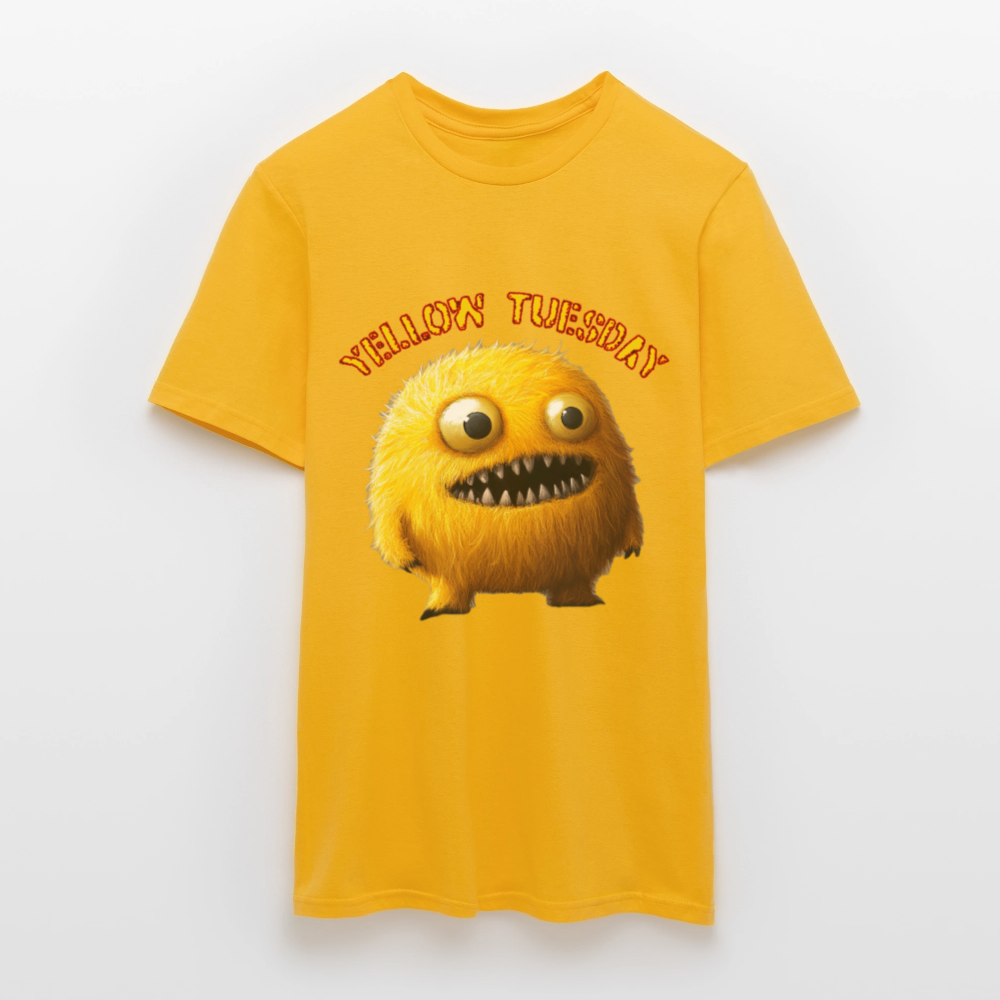 Yellow Tuesday – Funky, Not Blue, T-shirt herr - gul