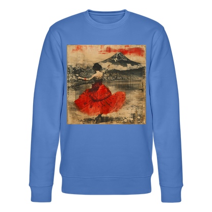 Flamenco i Solens Land, Ekologisk sweatshirt CHANGER unisex från Stanley/Stella - blå