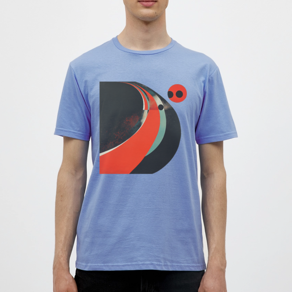 Distant Vinyl Dreams, T-shirt herr - carolina blue