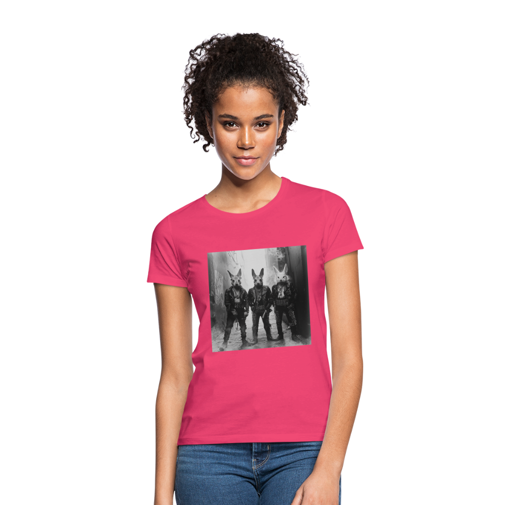 The Hare Raisers, T-shirt dam - azalea