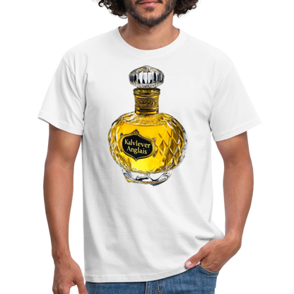 Eau de Perfume, T-shirt herr - vit