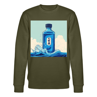 I Blått och Tystnad, Ekologisk sweatshirt CHANGER unisex från Stanley/Stella - kaki