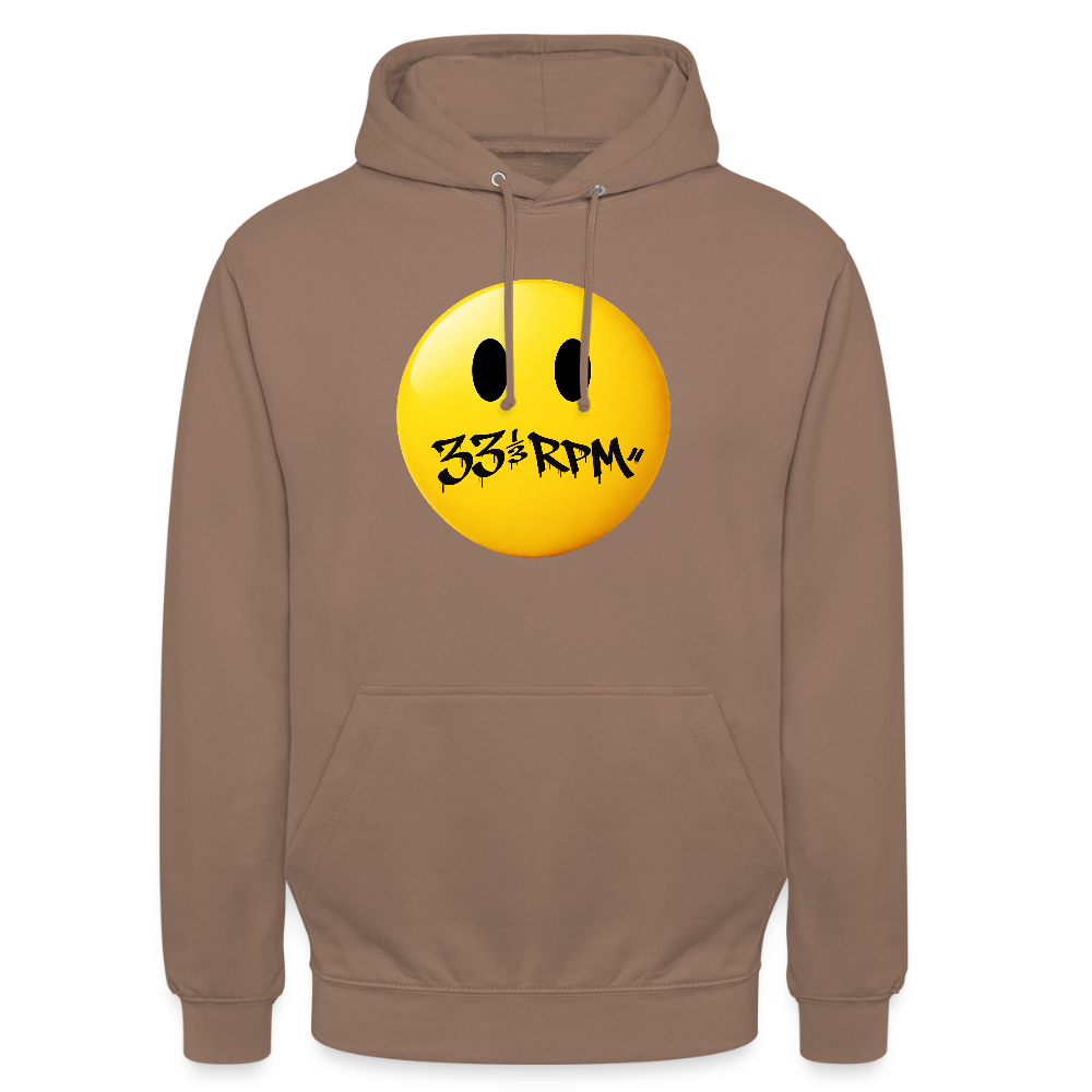 Turntable Grin, Luvtröja unisex - mocka