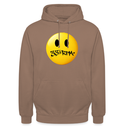 Turntable Grin, Luvtröja unisex - mocka