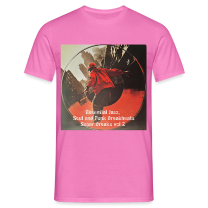 Super Breaks vol 2, T-shirt herr - rosa