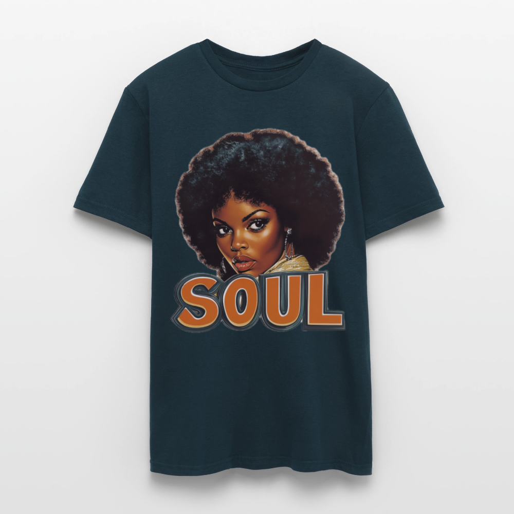 Soulful Vibes, T-shirt herr - marinblå