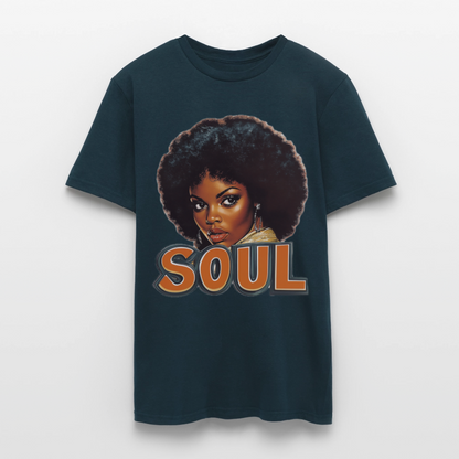 Soulful Vibes, T-shirt herr - marinblå