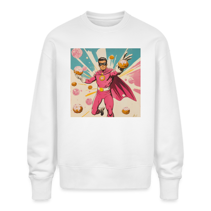 Frosting-Fury, Ekologisk oversizetröja RADDER unisex från Stanley/Stella - vit