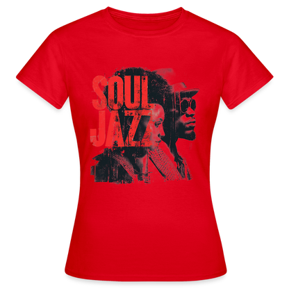 The Essence of Soul Jazz, T-shirt dam - röd