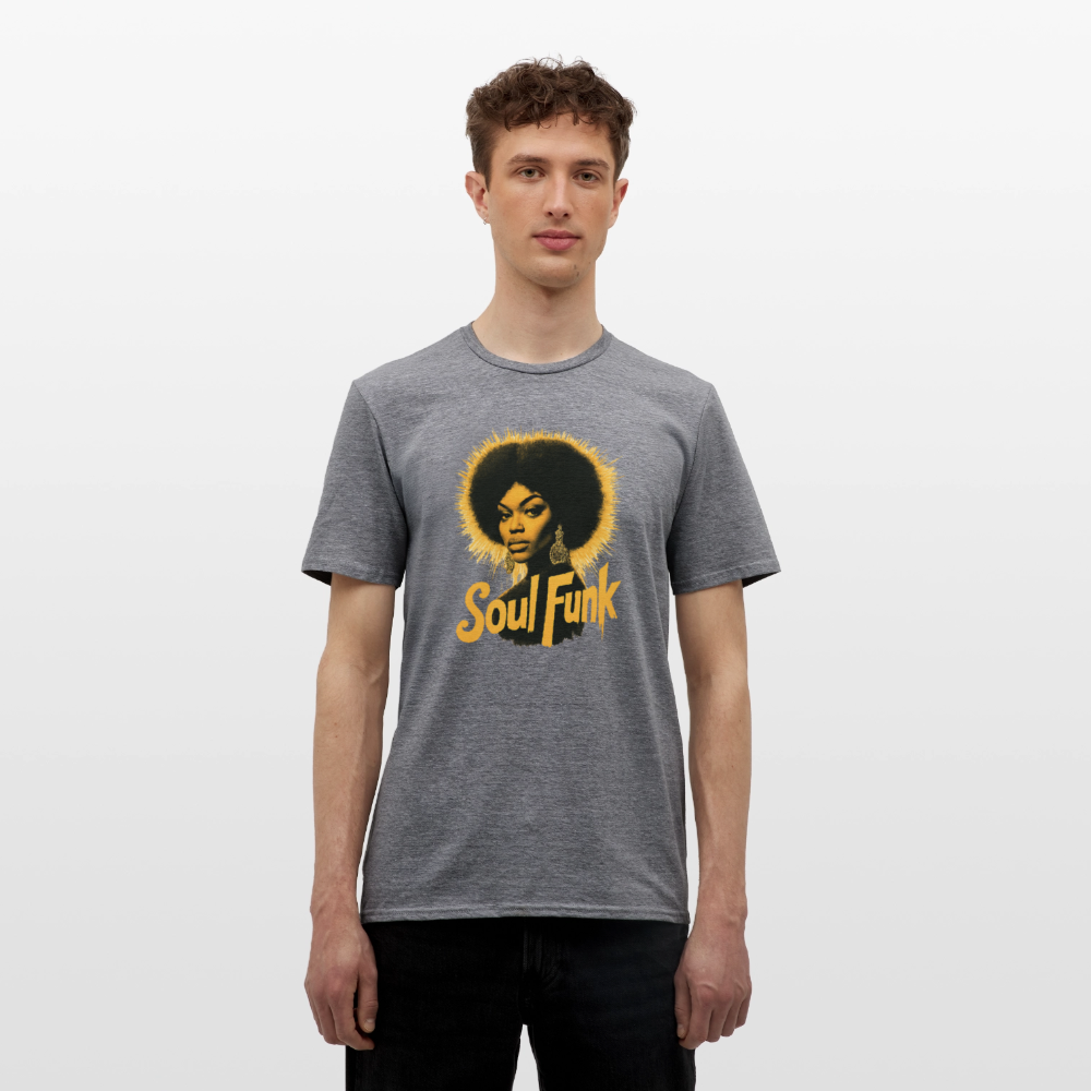 Soul Funk, T-shirt herr - grafitmelerad