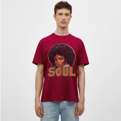 Soulful Vibes, T-shirt herr - tegelröd