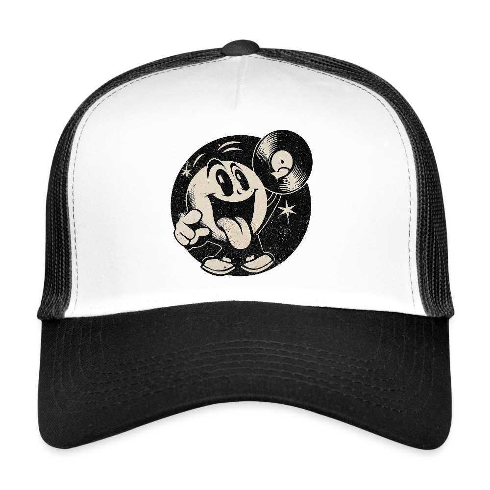 Groove Chaser, Trucker Cap - vit/svart