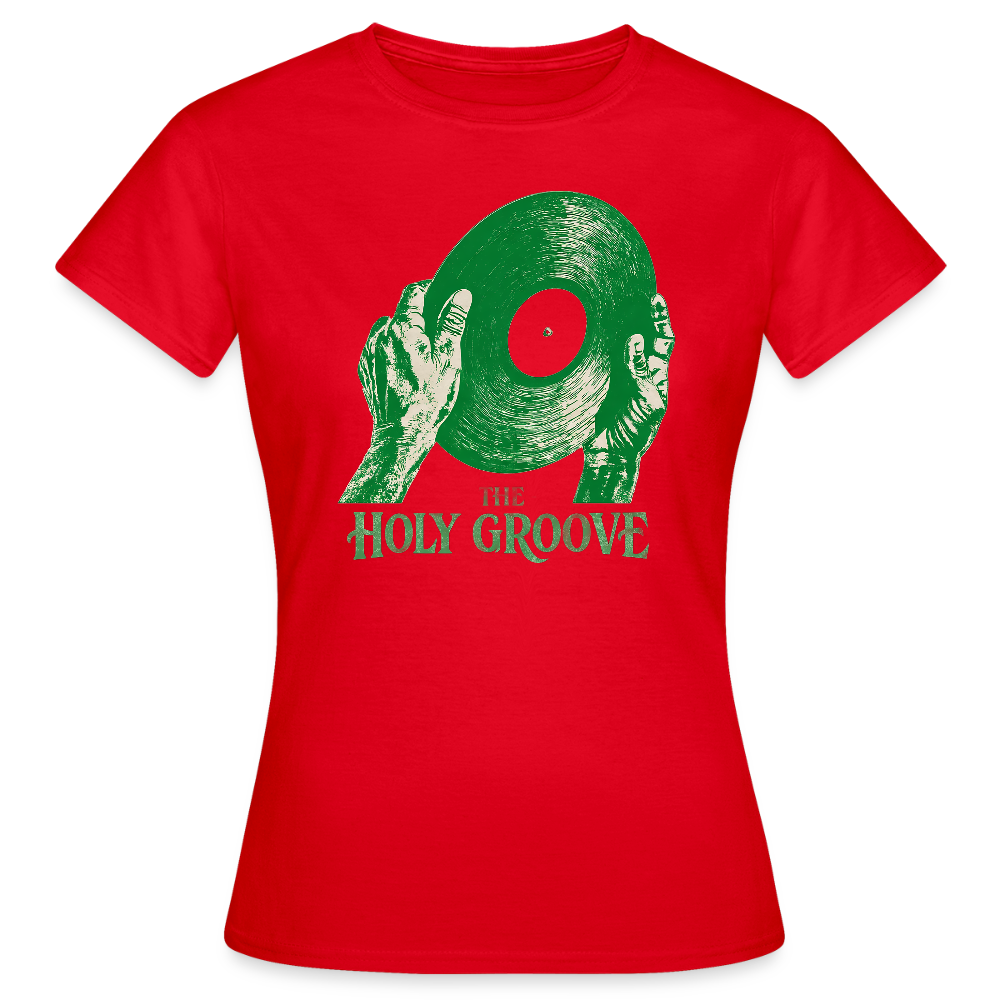 The Holy Groove, T-shirt dam - röd