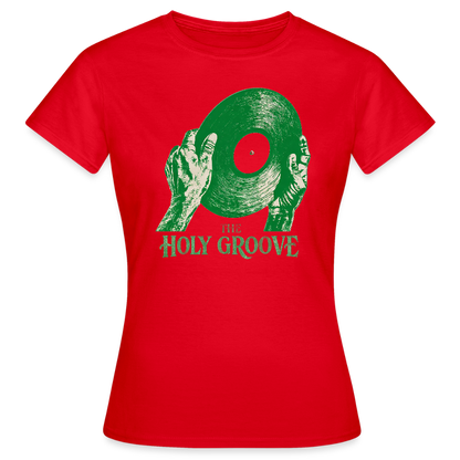 The Holy Groove, T-shirt dam - röd