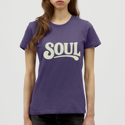 All About Soul, T-shirt dam - mörklila
