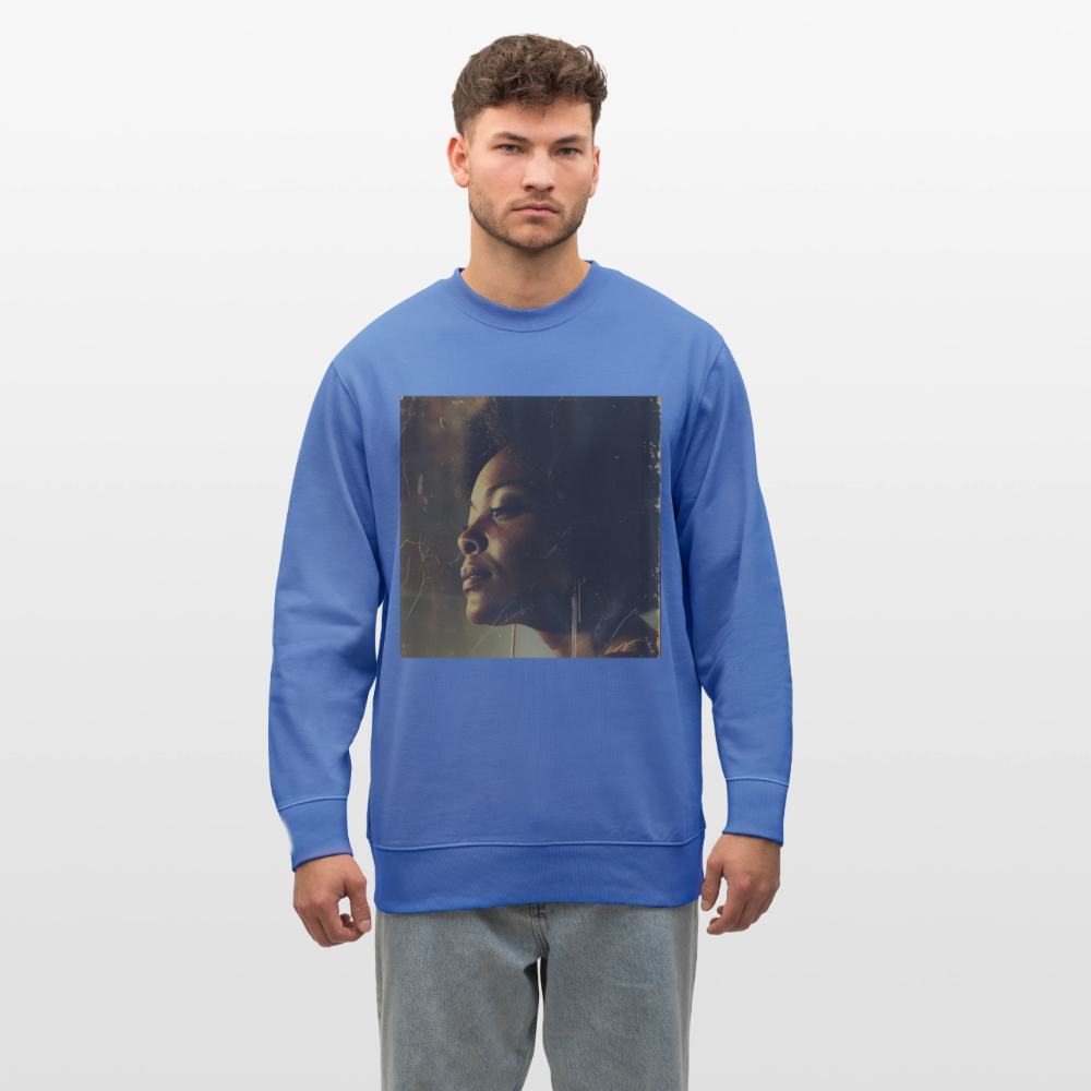 Echoes of Blue, Ekologisk sweatshirt CHANGER unisex från Stanley/Stella - blå