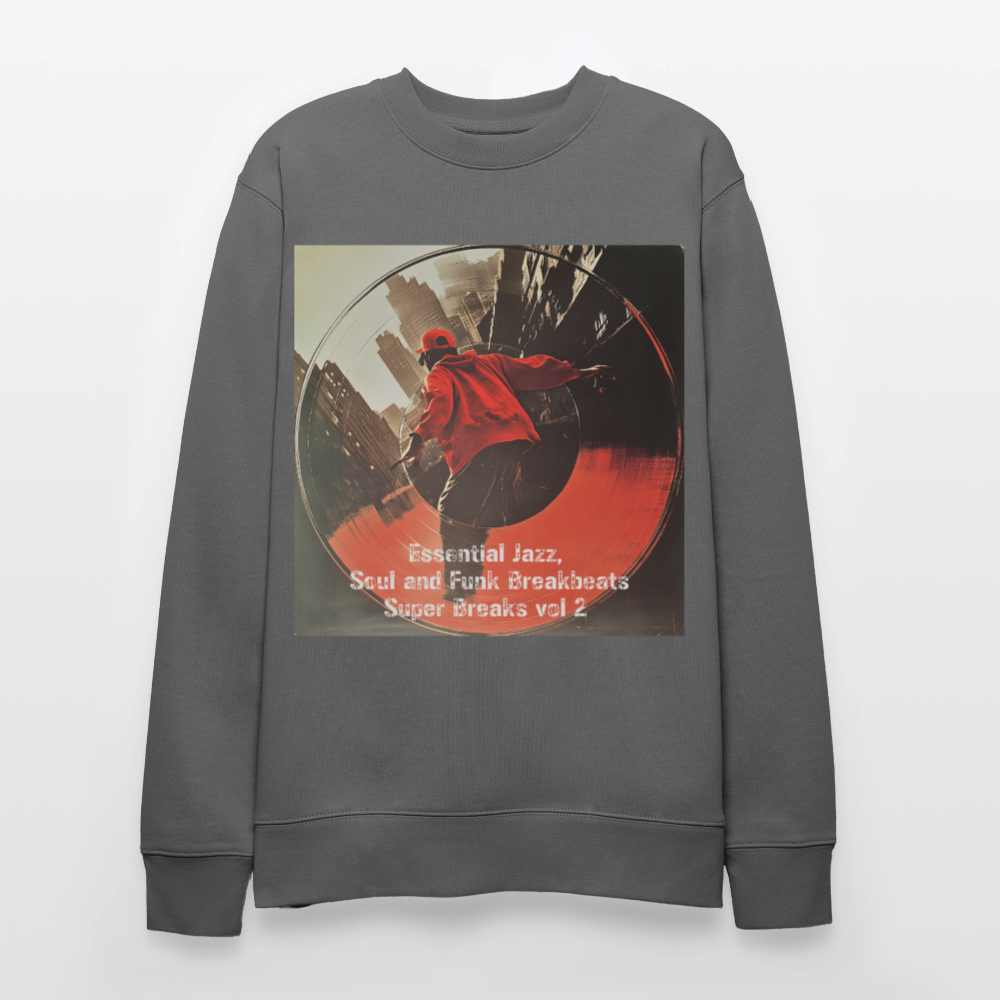 Super Breaks vol 2, Ekologisk sweatshirt CHANGER unisex från Stanley/Stella - kolgrå