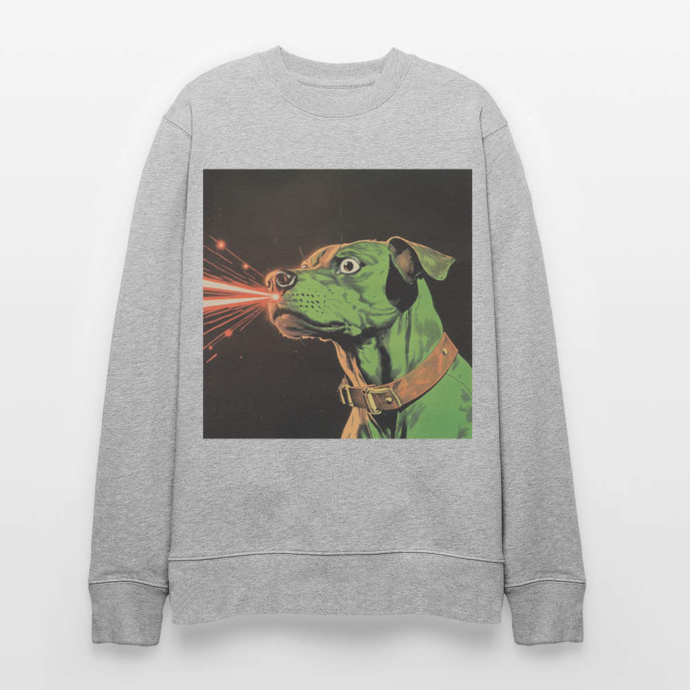 Strålhunden, Ekologisk sweatshirt CHANGER unisex från Stanley/Stella - gråmelerad