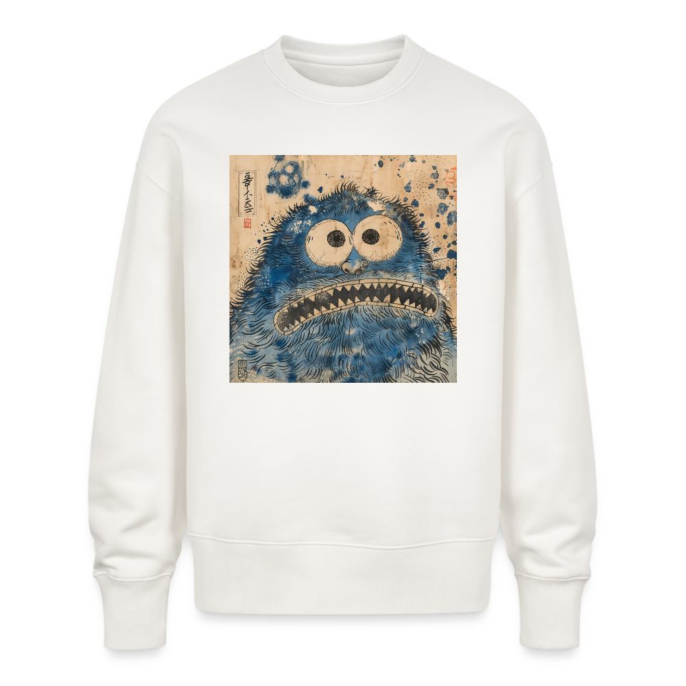 Uramiko ramlar i vattnet, Ekologisk oversizetröja RADDER unisex från Stanley/Stella - OFF WHITE