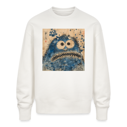 Uramiko ramlar i vattnet, Ekologisk oversizetröja RADDER unisex från Stanley/Stella - OFF WHITE