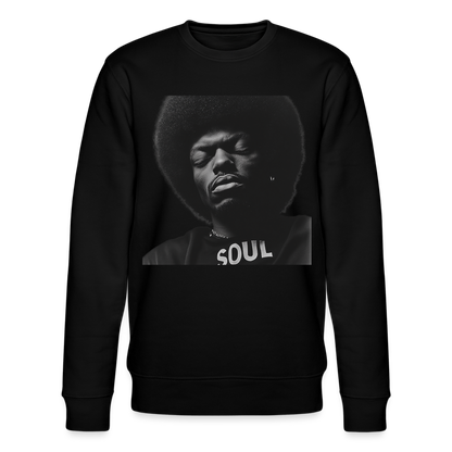 Where Soul Lives, Ekologisk sweatshirt CHANGER unisex från Stanley/Stella - svart