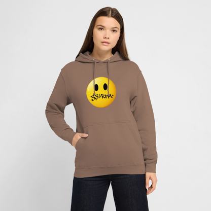 Turntable Grin, Luvtröja unisex - mocka