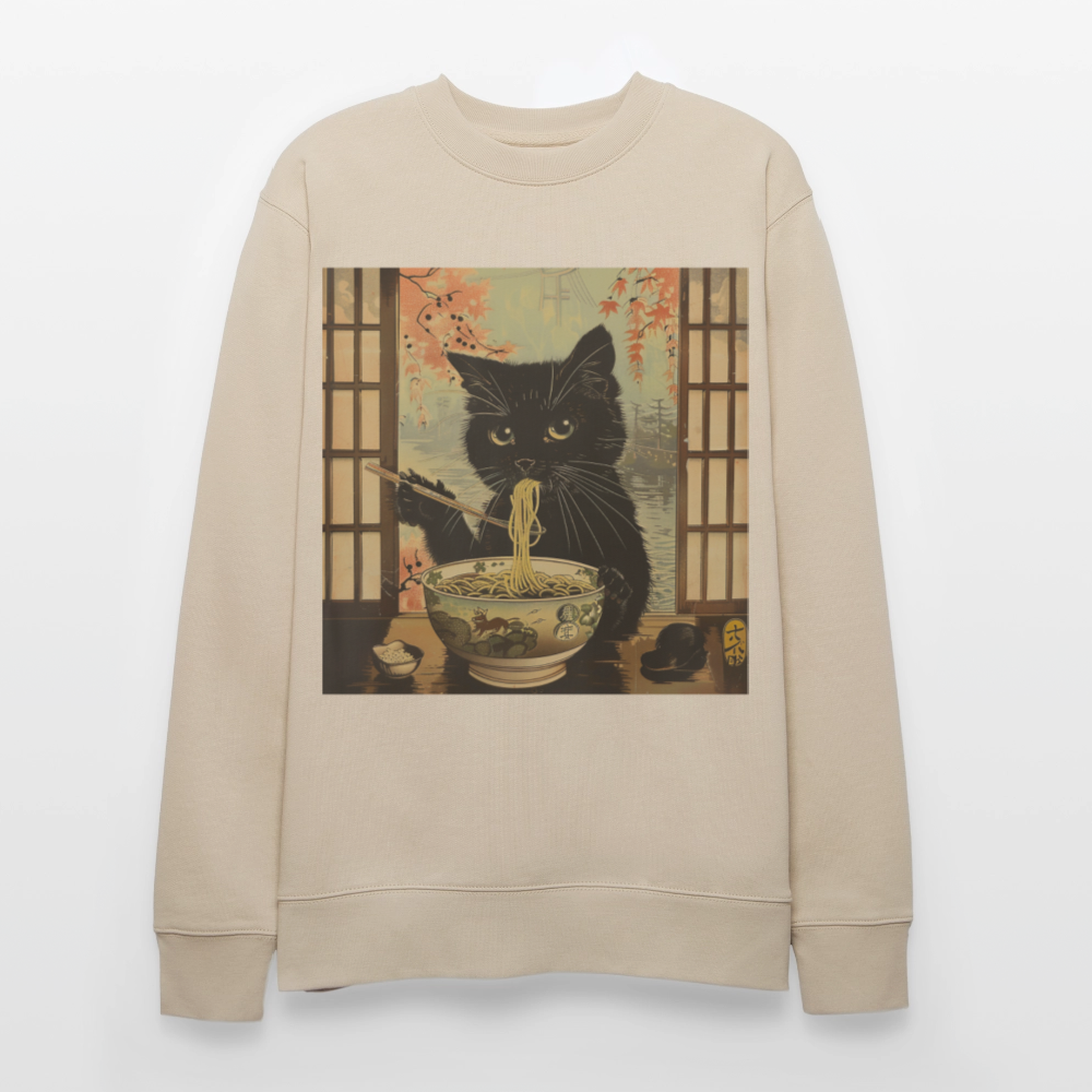 Ramenkatt, Ekologisk sweatshirt CHANGER unisex från Stanley/Stella - beige