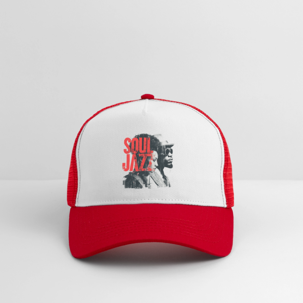 The Essence of Soul Jazz, Trucker Cap - vit/röd