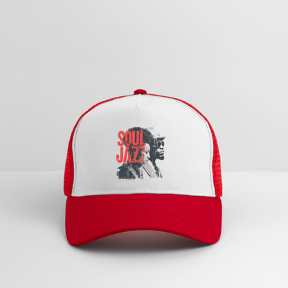 The Essence of Soul Jazz, Trucker Cap - vit/röd