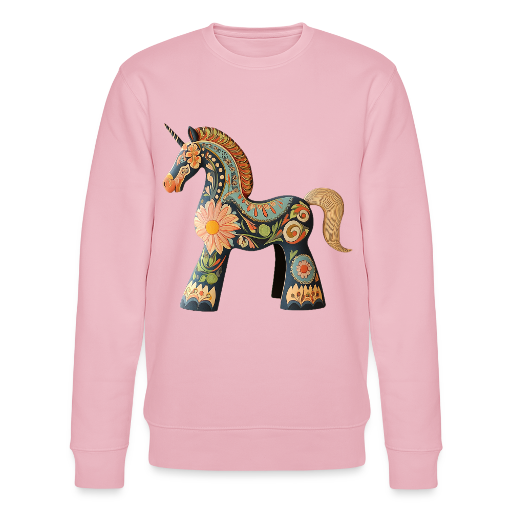 Färger av magi, Ekologisk sweatshirt CHANGER unisex från Stanley/Stella - ljusrosa