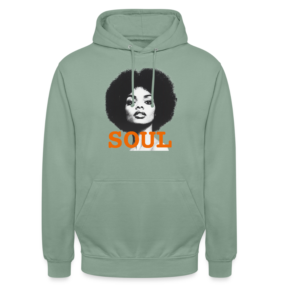 Luvtröja unisex - grågrön