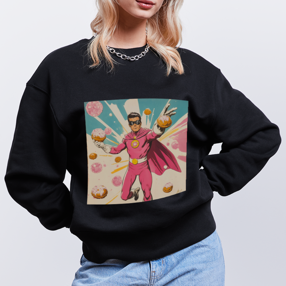 Frosting-Fury, Ekologisk oversizetröja RADDER unisex från Stanley/Stella - svart