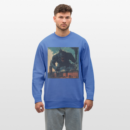 Helvetesstorm över Staden, Ekologisk sweatshirt CHANGER unisex från Stanley/Stella - blå