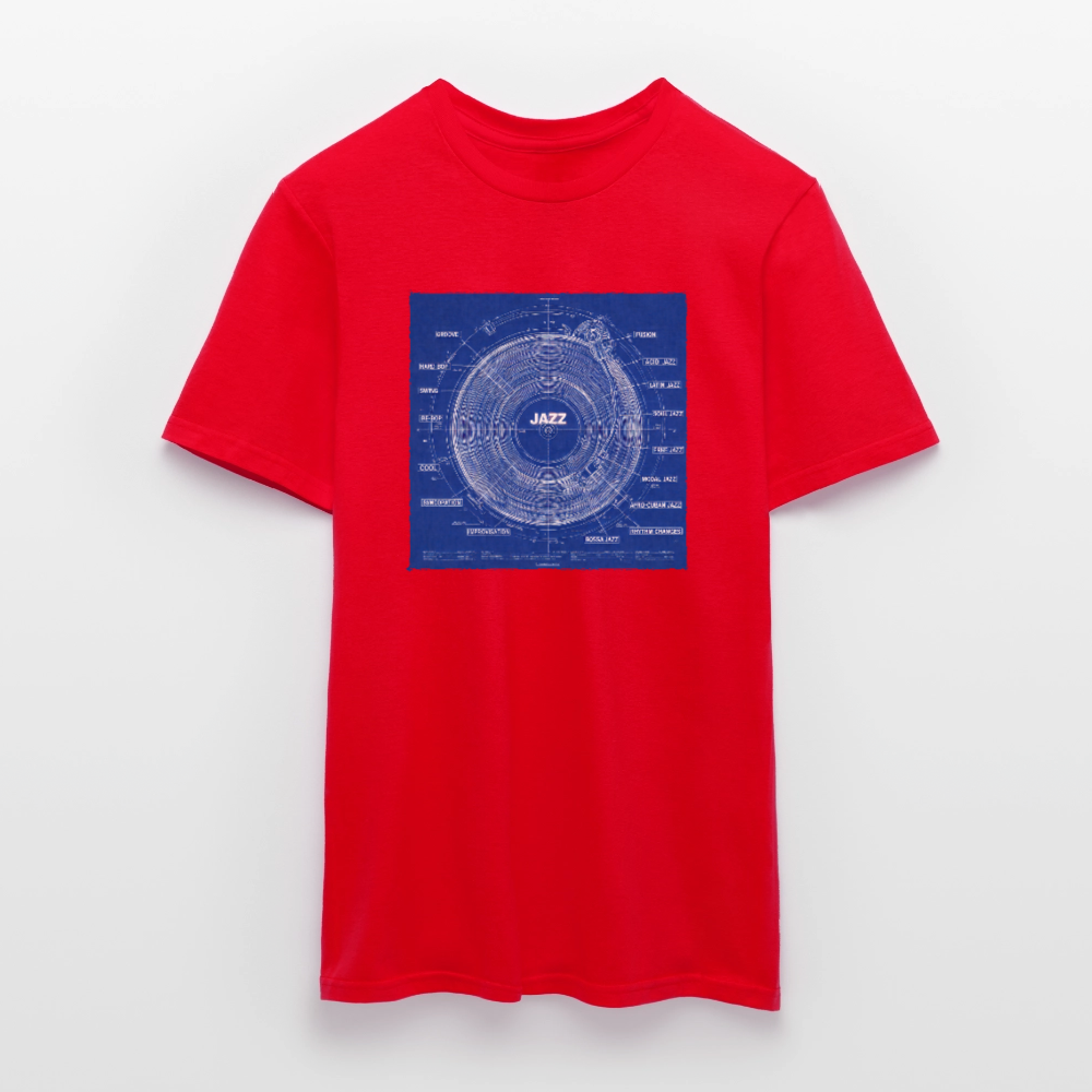 Kind of Blueprint, T-shirt unisex - röd