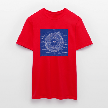 Kind of Blueprint, T-shirt unisex - röd