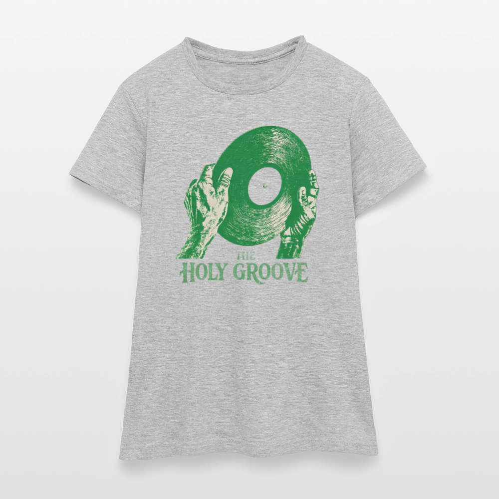 The Holy Groove, T-shirt dam - gråmelerad