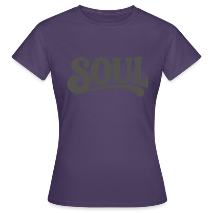 All About Soul, T-shirt dam - mörklila