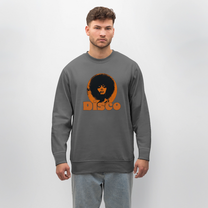 Disco Inferna, Ekologisk sweatshirt CHANGER unisex från Stanley/Stella - kolgrå